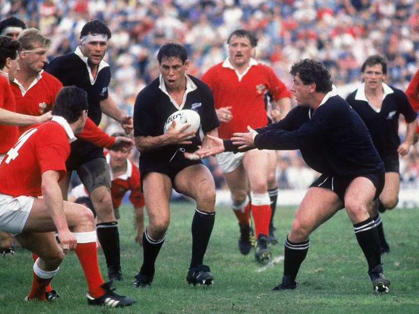 From a different era: Former New Zealand captain Wayne "Buck" Shelford has gone down in history after playing through an injury that would makes most want to give the game up. His scrotum was torn by an opponent's errant stud in a match against France, but was stitched up on the sidelines and continued to play on.