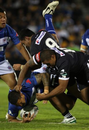 Spear tackles are classified as dangerous play in rugby because of the potential for serious injury.