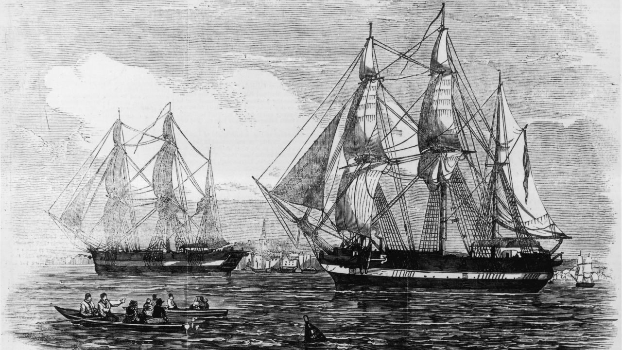 HMS Terror and its sister ship, HMS Erebus, together with a total of 129 men, disappeared in the 1840s.