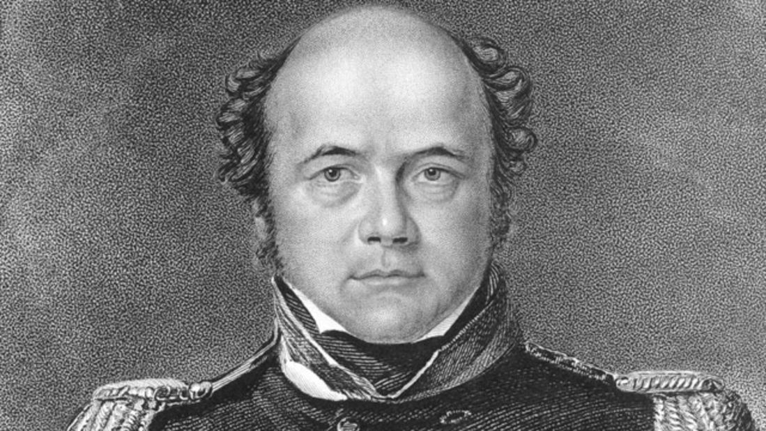 British Royal Navy captain Sir John Franklin set sail in 1845 along with 128 men with enough provisions for three years.