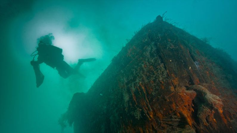 The 19th century "HMS Investigator," which left Britain in 1848, was abandoned while searching for Franklin's ships.