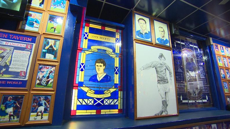 The call The Louden Tavern a drinking hole would be a disservice, it would be more accurate to call it a shrine. How many bars do you know with stained-glass windows in honor of footballers?