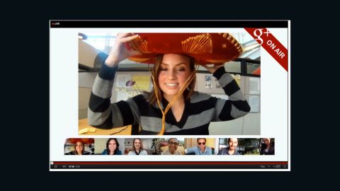 A Google+ feature called "On-Air Hangouts" lets users broadcast their group video chats to the world.