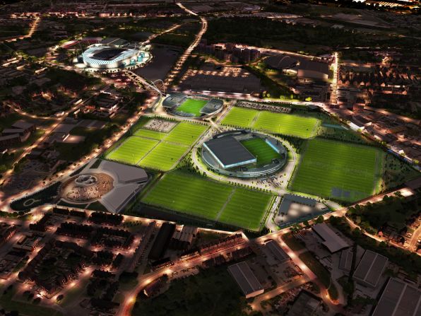Manchester City have unveiled plans for a newly-built academy complex on land near the club's Etihad Stadium home.