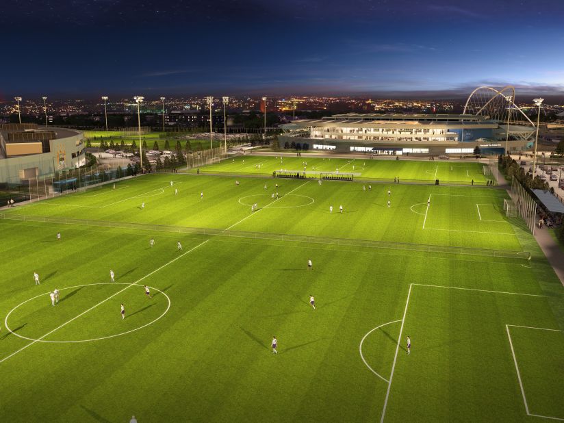City's potential stars of tomorrow will have 11 full-size youth pitches and four full-size first team pitches to hone their skills on.