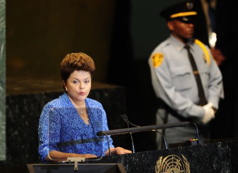 Dilma Rousseff assumed office in January 2011, becoming the first woman to become Brazil's president. Other female leaders in Latin America are Laura Chinchilla and Cristina Fernández de Kirchner, presidents of Costa Rica and Argentina, respectively.