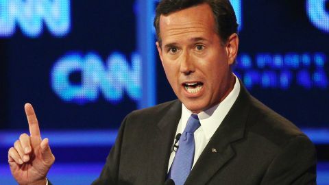 Presidential candidate Rick Santorum has asked Google to clean up the search results associated with his name.