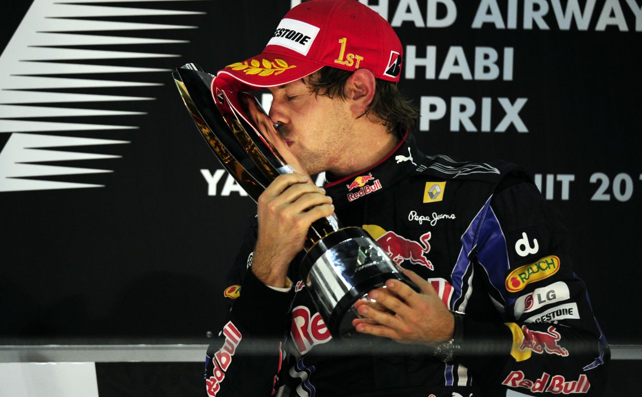 Vettel's victory at the season-ending Abu Dhabi Grand Prix was enough for him to become the 2010 world champion, but will there be similar celebrations on Sunday?