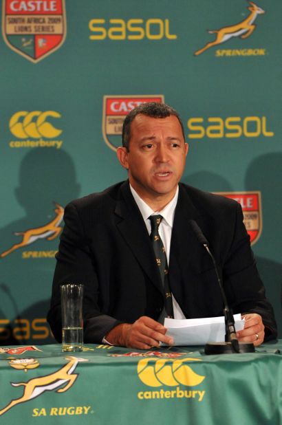 South African Rugby Union president Oregan Hoskins says the organization puts aside $2.75 million a year to aid the development of players of color.