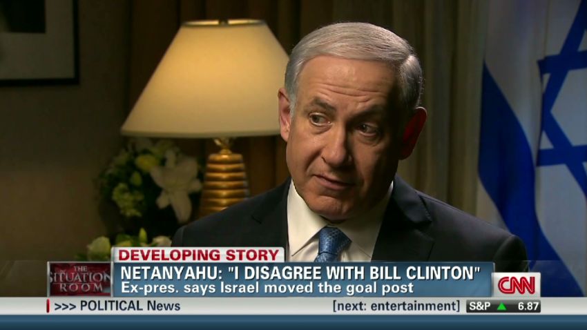 tsr netanyahu blitzer peace process_00004001