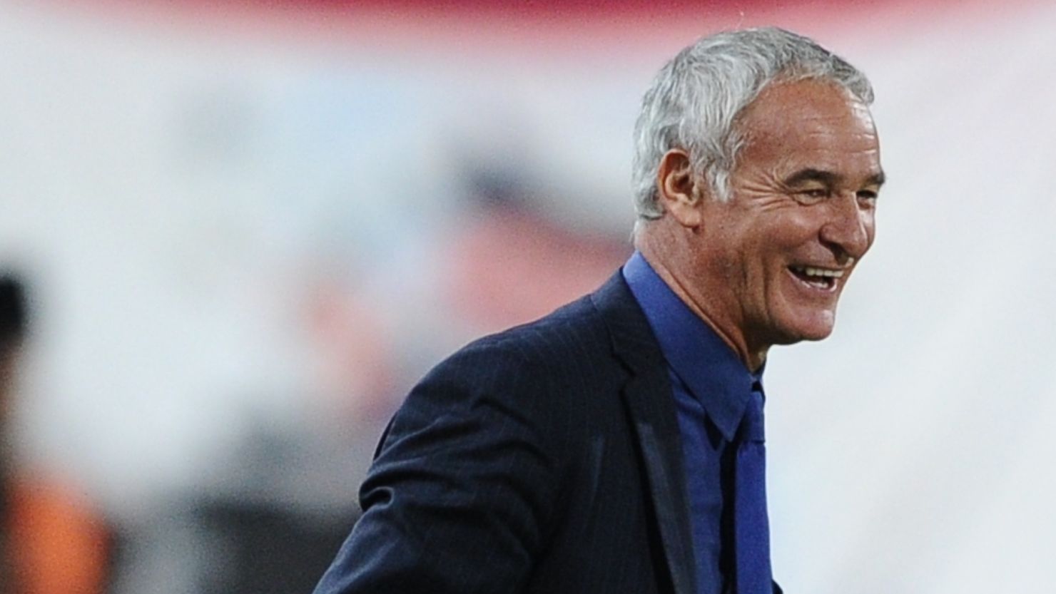 Inter Milan's new coach Claudio Ranieri smiles after Saturday's 3-1 victory against Bologna.