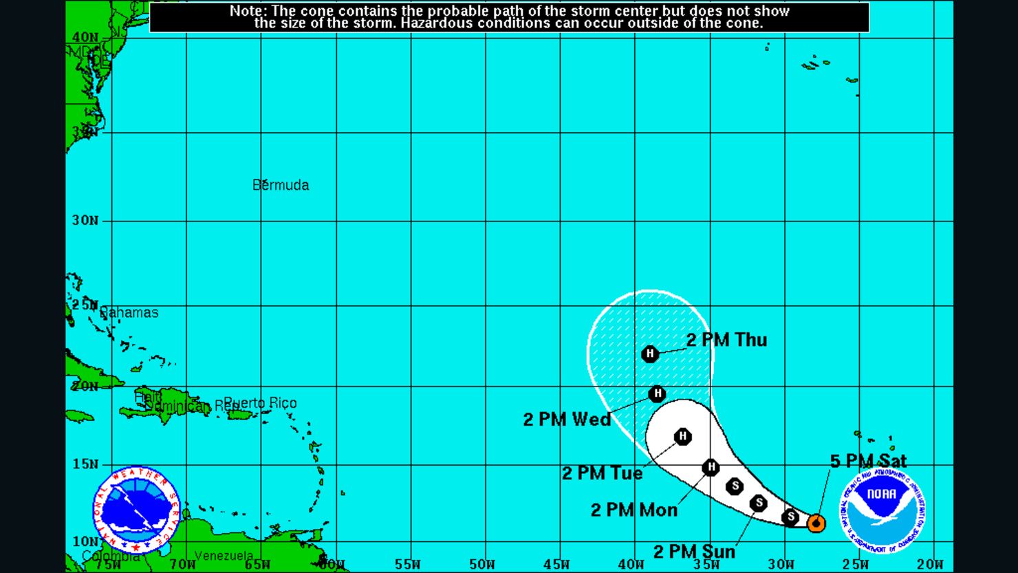 Tropical Storm Philippe forms in eastern Atlantic Ocean CNN