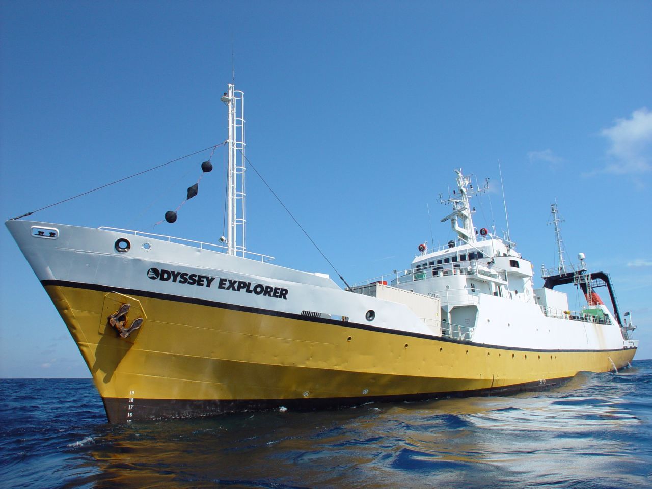 Experts on board the Odyssey Explorer, Odyssey Marine Exploration's wreck-hunting ship, hope to bring the silver to the surface.