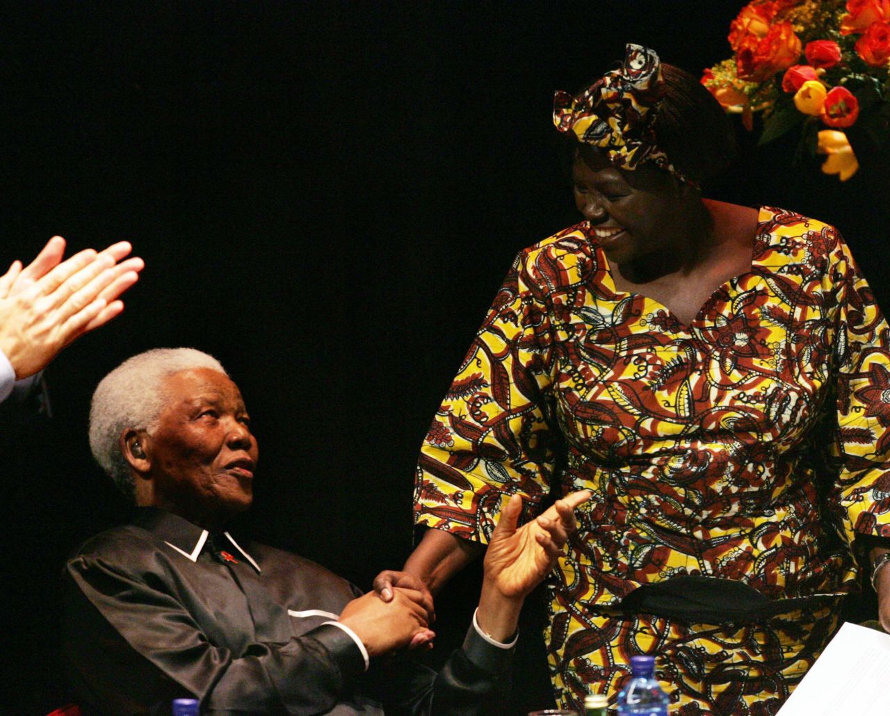 Wangari was the first African woman to win the Nobel prize but followed previous winners from the continent such as Nelson Mandela.