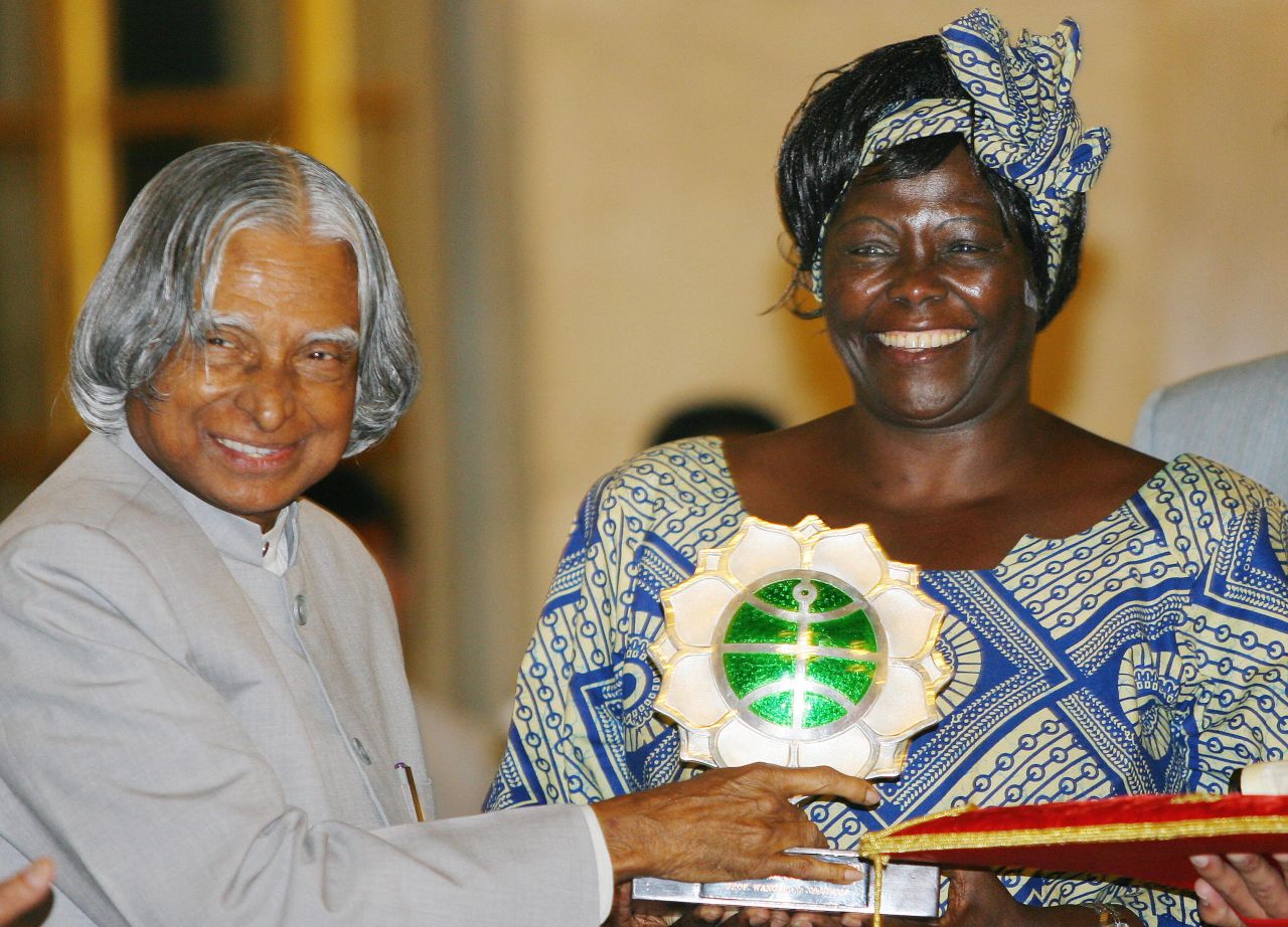 In 2007, Maathai received the prestigious Jawaharlal Nehru Award for International Understanding, administered by the Indian Council for Cultural Relations. Previous recipients of the award include Martin Luther King Jr., Mother Teresa, Indira Gandhi and Nelson Mandela.