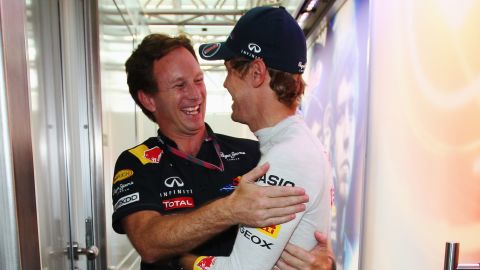 Christian Horner hopes he can enjoy Sebastian Vettel's success for many years to come.