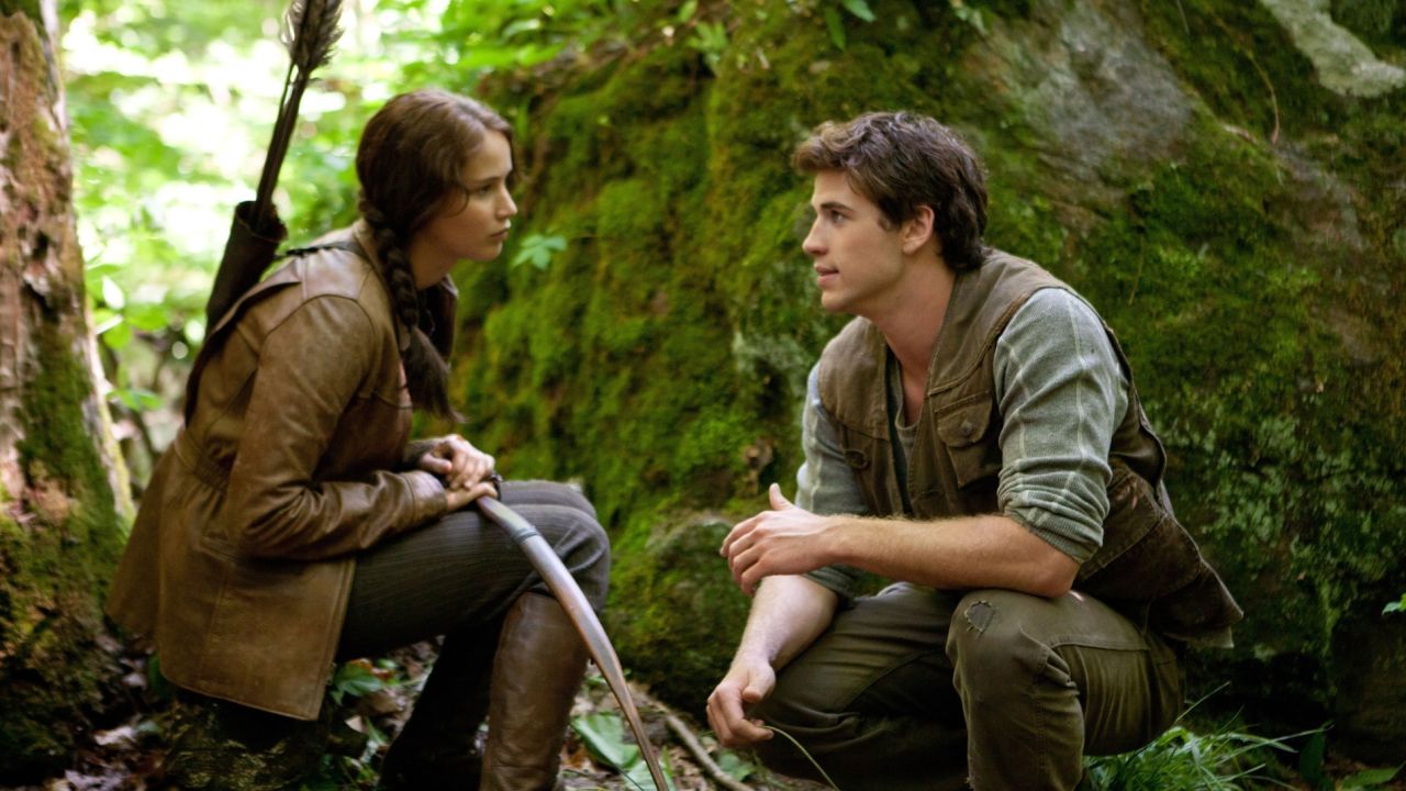 "The Hunger Games" gives us a heroine named Katniss (Jennifer Lawrence) and her longtime pal Gale (Liam Hemsworth).
