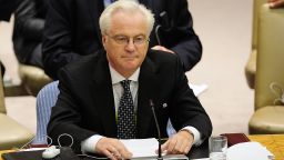 Vitaly Churkin, the Russian ambassador to the U.N., said there are "still things are in there that would make it impossible for us."