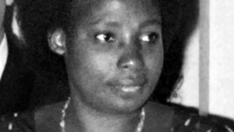 Former Rwandan first lady Agathe Habyarimana, pictured in 1977, faces a warrant on genocide charges.