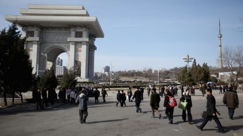 North Korea's capital Pyongyang, like Paris, has an "Arch of Triumph."