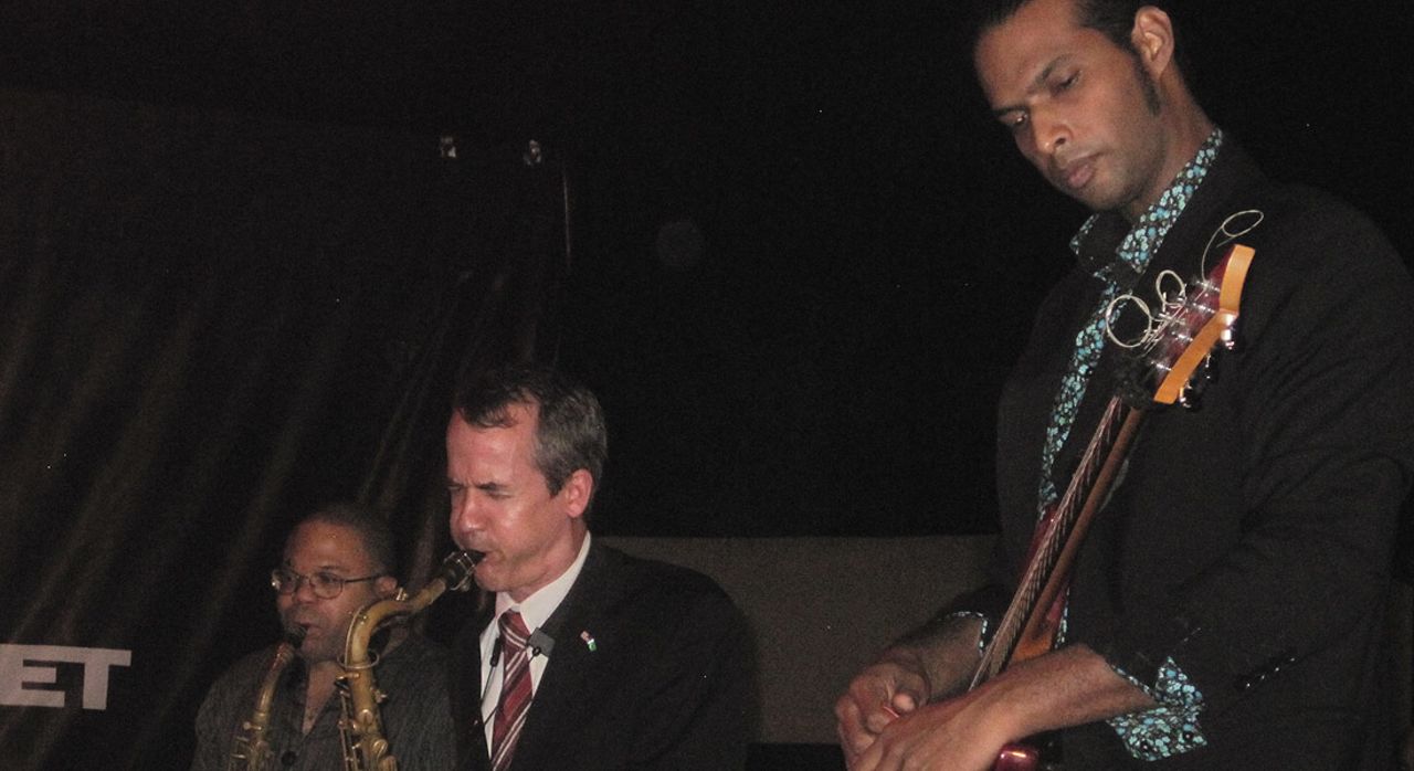 The U.S. State Department helped organize the band's visit as part of a cultural exchange program.