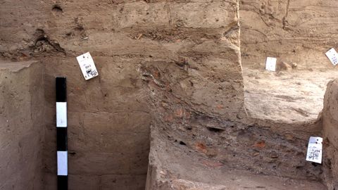 Ancient trash dumps, or middens, such as this one at Harappa in Pakistan, are rich hunting grounds for archaeologists.