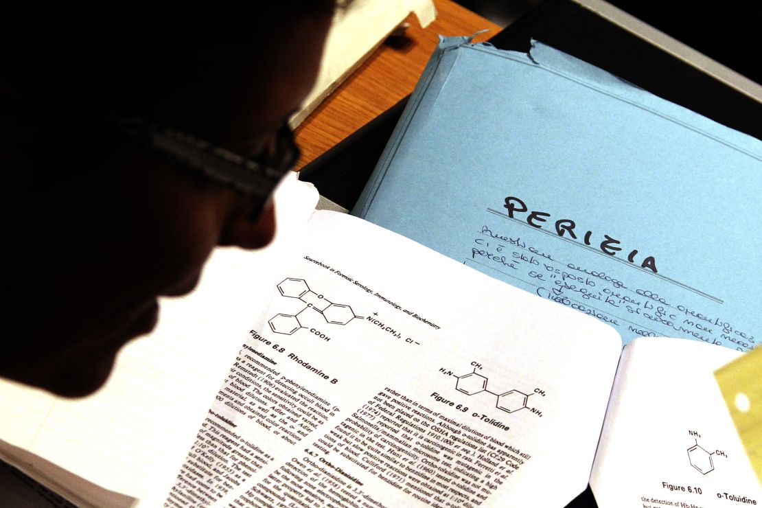 One of Amanda Knox's lawyers checks new conclusions by DNA experts before her appeal.
