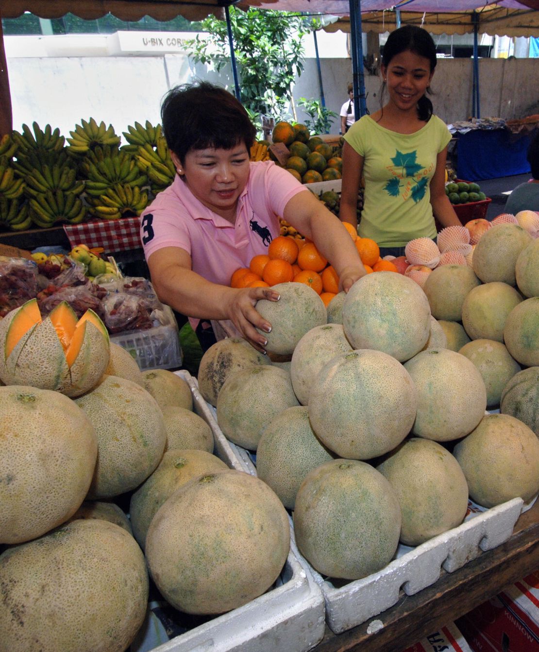Cantaloupes were considered the cause of the outbreak. 