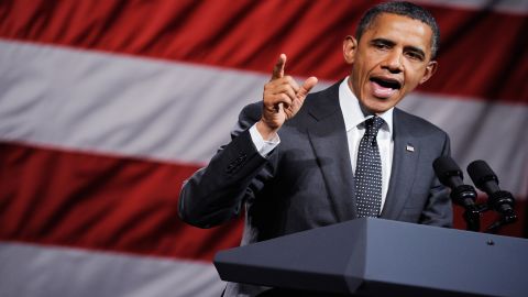 President Obama at a Democratic fundraising event  in Hollywood on September 26