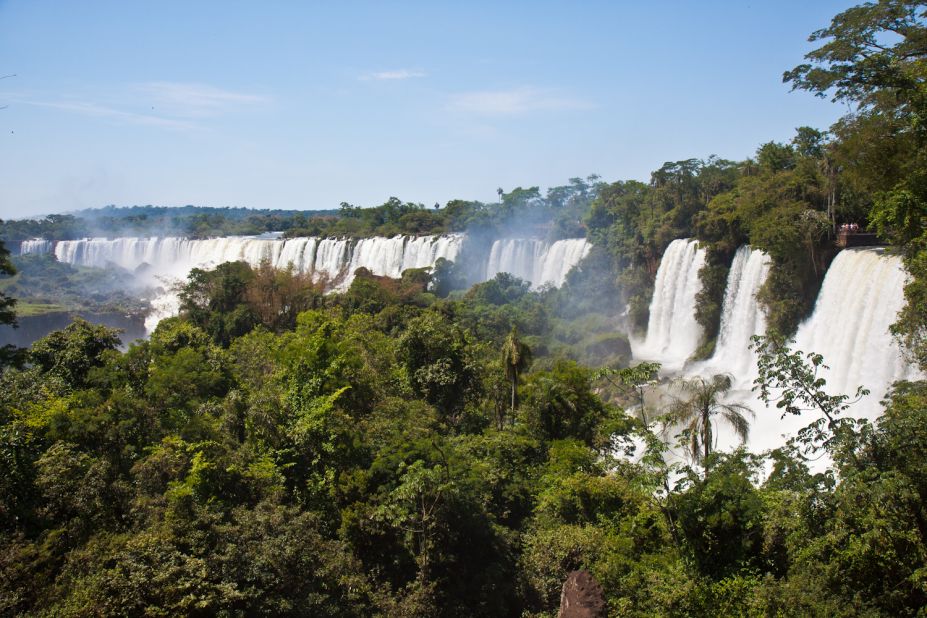 Aldridge Murrell snapped this shot of Iguazu's seemingly endless waterfalls, of which there are 200. "There are catwalks on multiple levels to view falls up very close. You can also take a boat ride that is guaranteed to get you wet."