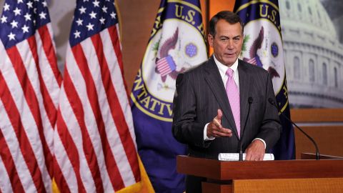Speaker John Boehner, R-Ohio, sent a letter urging President Barack Obama to support GOP-sponsored legislation Monday.