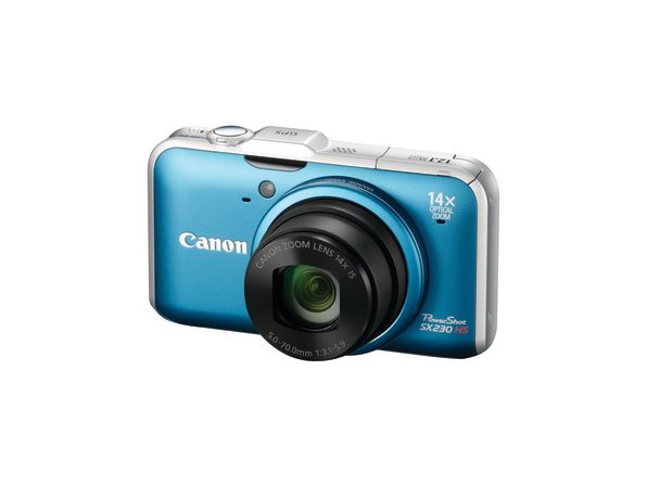The Canon Powershot SX230 HS is ideal for nights on the town, this compact outperforms more expensive models in low-light situations, thanks to a big sensor and image-stabilization technology. Built-in GPS embeds photos with location information. $350.