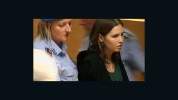 Amanda Knox in court on Monday