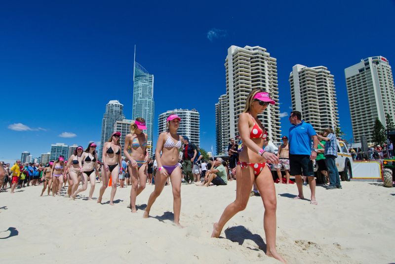 Australia sets record for largest bikini parade CNN