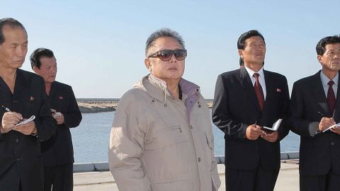 North Korean leader Kim Jong Il is shown in an undated photo released by North Korea's official news agency on October 4, 2011.