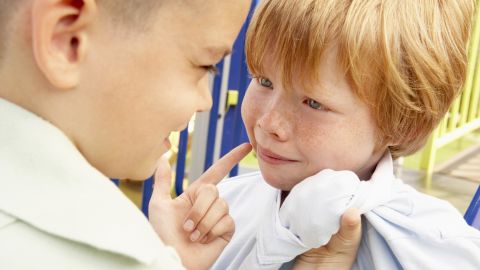 Working with children on their confidence level at an early age can help "bully-proof" them.