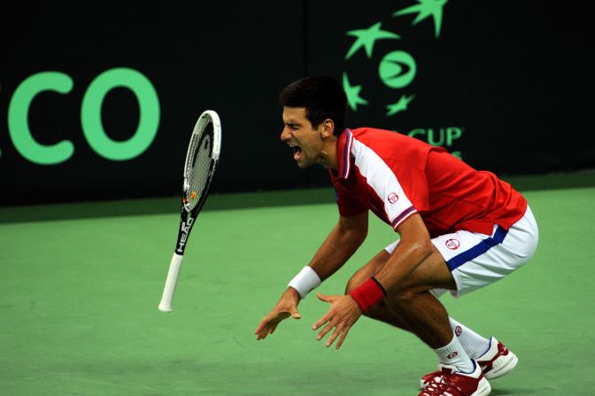World number one Novak Djokovic feels the pain of his long season during Serbia's Davis Cup semifinal with Argentina. Andy Murray and Andy Roddick are amongst those who believe top players are becoming injured more frequently because of the amount of matches they play.