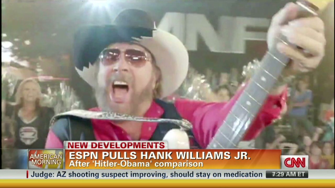 Monday Night Football Intro Pulled After Hank Williams Jr Comments Cnn