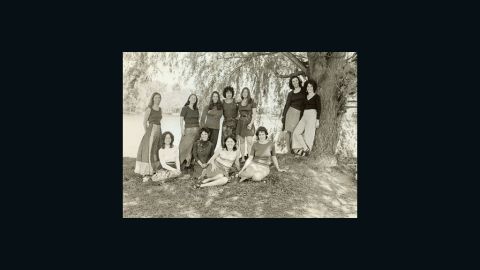 The original founders of the Boston Women's Health Book Collective pose for a photograph in the 1970s.