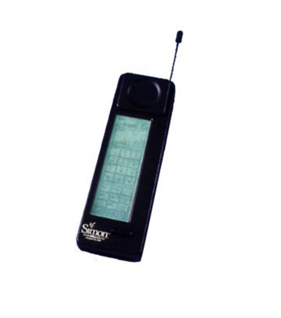 Bell South/IBM's Simon Personal Communicator retailed for $899 and was the first phone to include PDA functions like a calculator, an address book and e-mail. It also had a revolutionary (for its time) touchscreen that replaced the number buttons. 