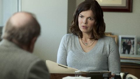 Jeanne Tripplehorn said breast cancer hits close to home because family members have been affected.