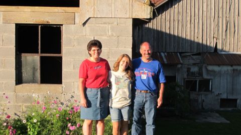 The Lapp family have helped family friends while they cope with repeated deployments.