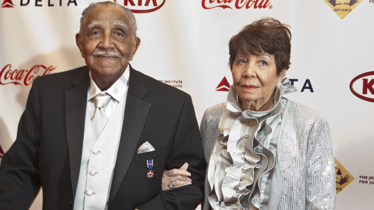 Reverend Dr. Joseph Lowery and his wife Evelyn in 2011.