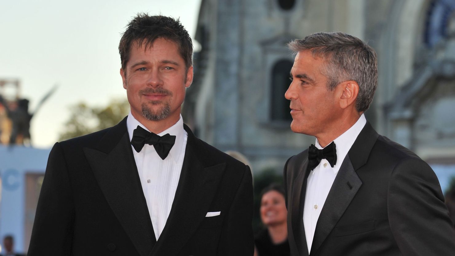 Both Brad Pitt, left, and George Clooney could receive Oscar nominations for this year's work.