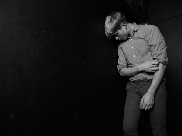 Johnny Pierce of New York post-punk group The Drum, Los Angeles 2010