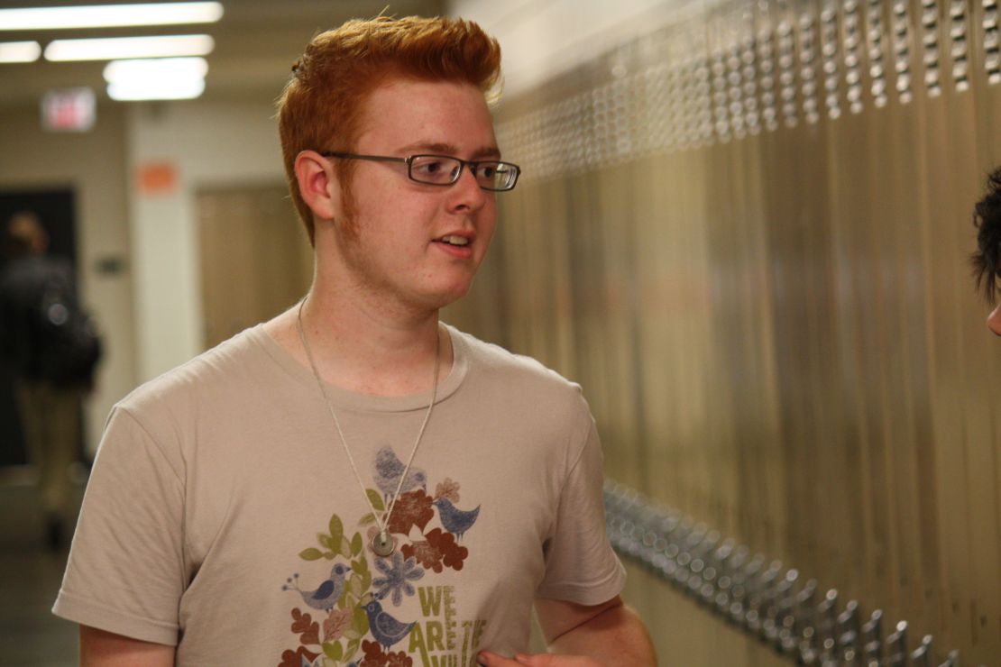 Jared Pettingill says he hasn't experienced any bullying at his Minneapolis high school