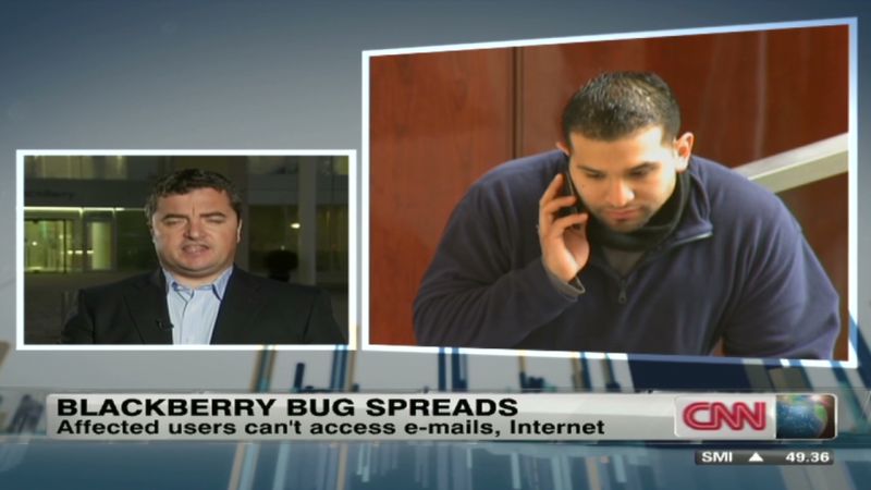 BlackBerry Outage Blamed On Extremely Critical Network Failure CNN   111012070242 Qmb Stephen Bates Blackberry 00011820 