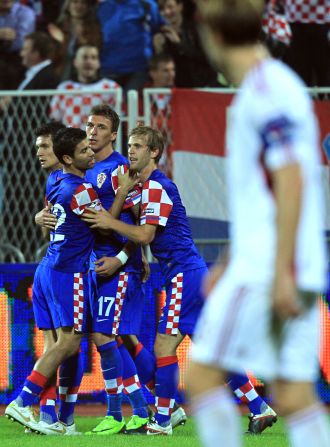 Croatia were already assured of their place in the playoffs before Tuesday's 2-0 win over Latvia. Slavan Bilic's team, who reached the quarterfinals of 2008, are the fourth and final seeded team in the draw.