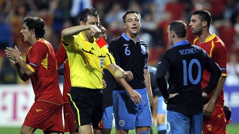 Wayne Rooney sees red in England's final Euro 2012 qualifier against Montenegro