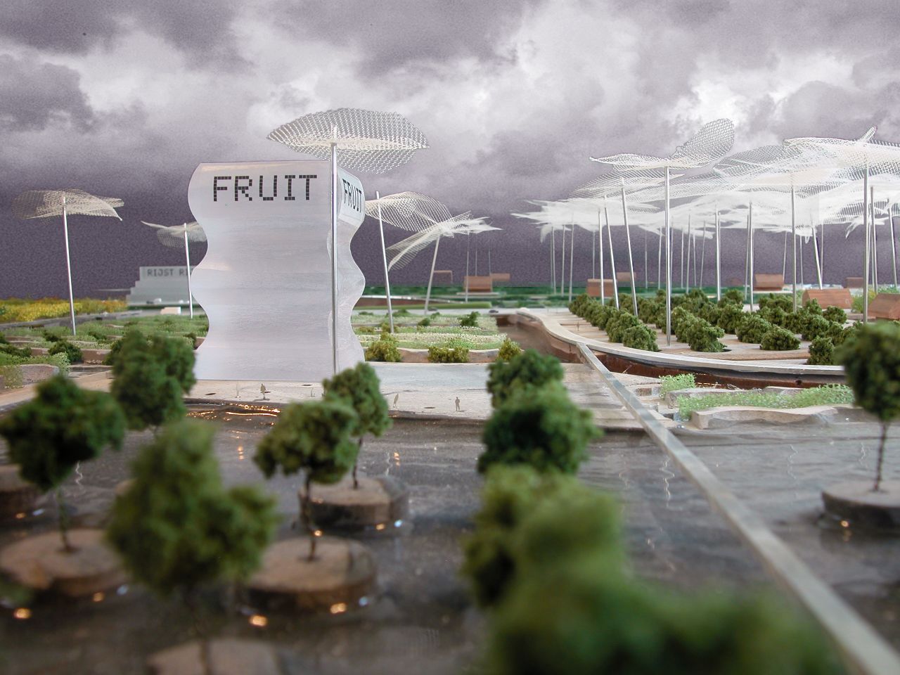 Within the next year, Dutch firm Van Bergen Kolpa Architects hope to have a working prototype of a supermarket farm that could produce most of the food items found in any grocery store.
